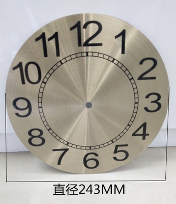 243mm鐵藝鐘面DIY掛鐘｜讓時光在指尖流轉變奏曲
